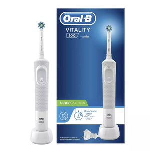 Oral-B Pro Cross Action <b>Electric</b> <b>Toothbrush</b> <b>Head</b>, X-Shape and Angled Removal, Pack of 8 <b>Toothbrush</b> - Product Image 2