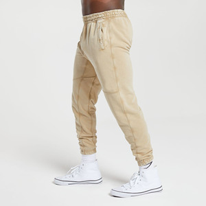 Pantalon de jogging décontracté pour homme, taille mi-haute, style vintage, respirant, anti-boulochage, anti-plis, en molleton lavé pour l'hiver - Product Image 2