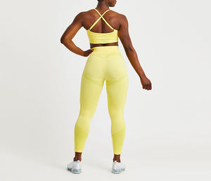 Nouveaux ensembles de yoga pour femmes, vêtements de sport pour femmes, vêtements de sport pour la salle de sport, ensembles de yoga pour le fitness, leggings pour le fitness, soutiens-gorge de sport, ensembles sans couture pour femmes - Product Image 2