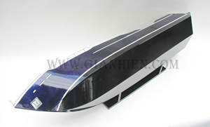 Gia Nhien Fabricant Approuvé Design Personnalisé quantité minimale de commande Bas PRINCESS SUPERYACHTS 30M-Bleu/Noir PEINT-BATEAU DE VITESSE EN BOIS - Product Image 6