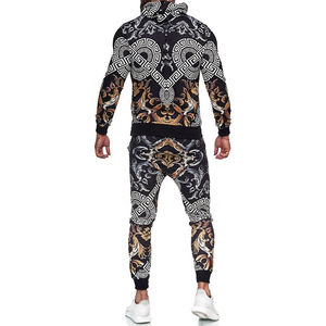 Survêtement d'hiver 2-en-1 en molleton léger 100 % coton à capuche de haute qualité, design personnalisé, impression par sublimation contrastée, vente en gros - Product Image 5