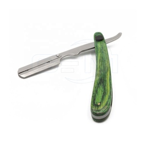 Wholesale GEMSTONE ENTERPRISES Edge Barber <b>Razor</b> with Premium Quality Stainless Steel Blade Durable Reusable Face <b>Razor</b> for Men - Product Image 1