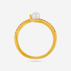 Anillo Glamuroso Chapado en Oro de 18K para Mujer - Idea de Regalo con Diseño Moderno y Fijación Invisible - Product Image 5