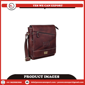 El más nuevo diseñador de tendencias Unisex bolso de mensajero de cuero de búfalo genuino indio Vintage bohemio hecho a mano moda ecológica - Product Image 6