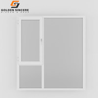 Ventanas de Aluminio con Rotura de Puente Térmico y Triple Vidrio, Diseño Moderno GS, Ventanas Abatibles de Aluminio Negro para Villas