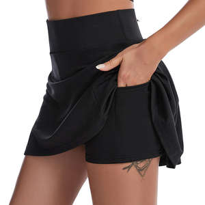 Women Basic Versatile Stretchy Pleated <b>Skirts</b> Ladies Mini <b>Flare</b> Skater <b>Skirt</b> - Product Image 5