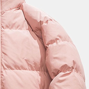 Veste matelassée d'hiver pour homme de haute qualité, style streetwear, imperméable, col montant, logo sur le devant, tissu premium, style classique - Product Image 5
