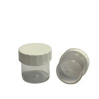 Conteneur de stockage professionnel en plastique PP transparent brillant de 30 ml, anti-fuite, hermétique, avec bouchon à vis, mini pot, étiquette personnalisée, crème pour les yeux, voyage