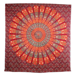 Tenture murale psychédélique personnalisée, imprimé bohème Mandala, grande tapisserie - Product Image 3