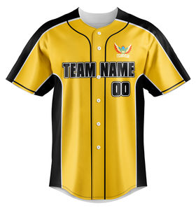Maillots de baseball personnalisés pour adultes, respirants, imprimés, vente en gros, chemises vierges en sublimation avec couleurs et tailles personnalisées - Product Image 1