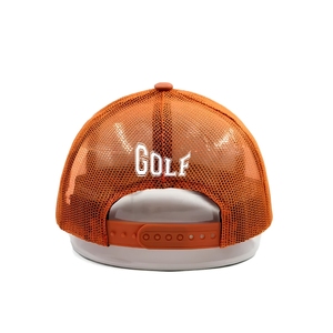 Wholesale Waterproof 2-Tone Performance Golf Hat 5-Panel Breathable Trucker <b>Cap</b> With Custom 3D Embroidery Logo <b>Snapback</b> Closure - Product Image 5