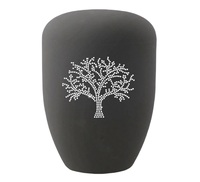 Urnas de cremación de recuerdo de latón de alta calidad con impresiones de patas, urnas funerarias de Metal con acabado de Color dorado y blanco para cenizas humanas