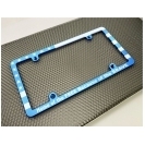 Cadres de plaque d'immatriculation de voiture en aluminium billette patriotiques avec drapeau américain, design fin avec LED et matériau plastique - Product Image 4