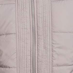 Veste matelassée fine pour homme, couleur grise, fermeture éclair intégrale, manches longues, imperméable, respirante, nylon écologique, logo frontal, marque OEM - Product Image 5