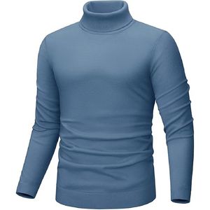 Pulls d'hiver Slim Fit de haute qualité pour hommes anti-rides avec logo à col rond avant couleurs unies-tous fabriqués à partir de polyester - Product Image 6