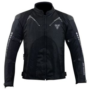 Chaqueta ligera de malla para motocicleta Adventure Jaket de verano para hombre con CE Armorr y paneles de alta visibilidad - Product Image 1