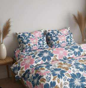 Queen Size Woven Modern Geometric Microfiber Polyester Bedsheet <b>Set</b> for Home and Hotel Use Soft Durable 3 Piece <b>Set</b> - Product Image 3