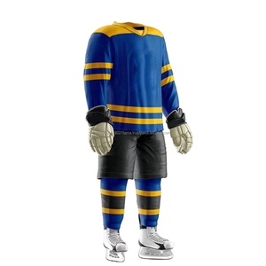Ensemble d'uniformes de hockey sur glace personnalisés 2026 grande taille 100 % polyester à séchage rapide et respirant pour entraînement d'équipe - Product Image 6