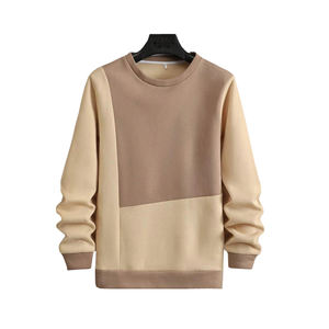 Sweatshirts streetwear pour hommes, design personnalisé, deux couleurs, molleton de coton, col rond, sweat-shirt de haute qualité pour hommes - Product Image 3