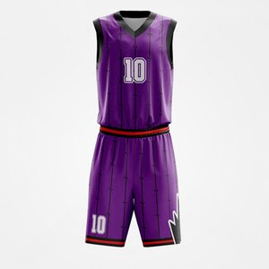 Conjunto de uniforme de baloncesto sublimación logotipo personalizado tejido de poliéster de secado rápido Jersey deportivo y pantalones cortos equipo ropa de baloncesto - Product Image 2