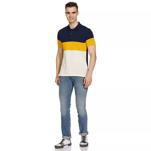 Polos personalizados de algodón 100% para hombre, camiseta informal transpirable de alta calidad, Camiseta de piqué suave de verano, estampado de talla grande - Product Image 3