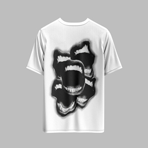 Camiseta de gran tamaño personalizada de algodón pesado con hombros caídos para hombre de Hip Hop OEM/ODM Factory - Product Image 5