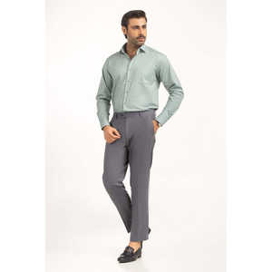 Camisas de Vestir Casuales para Hombre, Corte Moderno, 100% Algodón Popelina, Tinturadas Lisas, Tallas 3XL y 6XL MN-FS-DP25-046 - Product Image 5