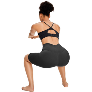 Vente directe d'usine Shorts de yoga pour femmes, vêtements de fitness, shorts de yoga taille haute pour femmes - Product Image 6