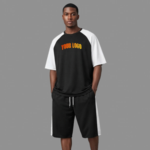OEM/ODM 100% Coton Personnalisé Sérigraphié Homme Coupe Ample Épaules Tombantes Respirant Écologique Uni Grande Taille Streetwear - Product Image 1