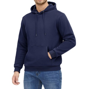 Sweat à capuche décontracté pour homme, imprimé numérique personnalisé OEM, 100 % coton molletonné épais, coupe ample, col long à capuche, hiver - Product Image 1