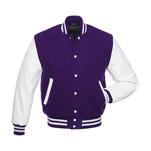 Manteau d'hiver extérieur Sports Baseball Bomber Letterman College Varsity Jacket Plus Size Jackets Embroidery Custom Logo OEM Vintage - Product Image 1