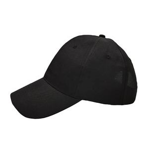 Vente directe d'usine en gros pas cher uni 6 panneaux blanc papa chapeau noir polyester hommes Baseball chapeau personnalisé sport casquette et chapeau - Product Image 4