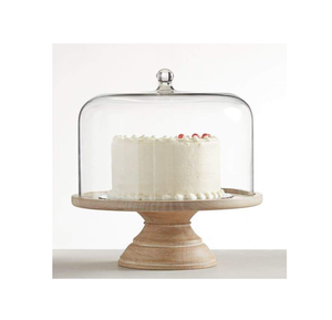 Popular excelente plato de pastel de madera servidor nuevo soporte de pastel de madera boda fiesta cumpleaños artículo decorativo - Product Image 1