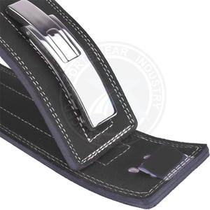Ceinture de musculation professionnelle en cuir de vachette de 10 mm, réglable, avec logo personnalisé, grande taille, protection robuste, pour la musculation en salle de sport - Product Image 5
