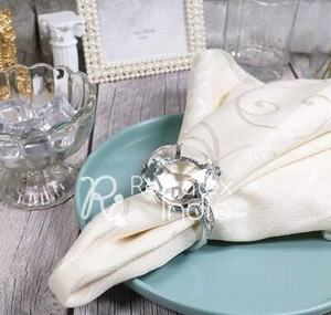 Anillo para servilletas con diamantes de imitación, hecho en la India, refractex, calidad, precio bajo - Product Image 6