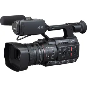 Filmadora profissional JVC GY-HC500USPCU portátil conectada Cam 1 4K