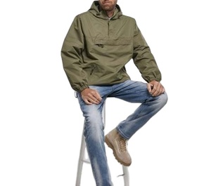 Veste coupe-vent réfléchissante personnalisée d'usine OEM et veste coupe-vent en nylon pour hommes - Product Image 4