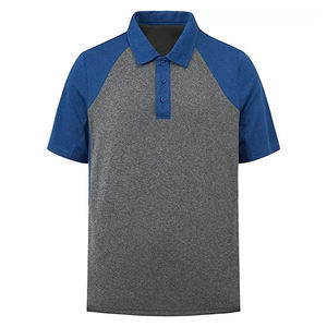 2025 mejor diseño informal para hombres para Polos de talla grande logotipo bordado personalizado cuello vuelto Color corto lona sólida 100% algodón - Product Image 1