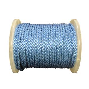 Corde PP bleue 6mm 10mm 14mm 16mm corde en plastique torsadée polypropylène cordes à 3 brins pour la marine - Product Image 1