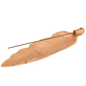 Quemador de Incienso Redondo de Madera Maciza de Alta Calidad para el Hogar y la Oficina, con Atrapacenizas - Product Image 6