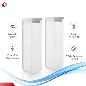 Cubeta de Vidrio de Cuarzo de Grado Óptico TECHINSTRO, Totalmente Transparente, Cuatro Lados, 3.5ml, Diseño Personalizable OEM, Equipo de Laboratorio - Product Image 2