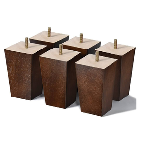 Pieds de meuble en bois massif naturel Pieds de meuble en bois massif durables Pieds de meuble de remplacement en bois dur - Product Image 1