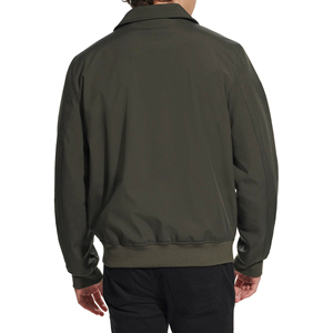 Men's Winter Canvas Bomber Jacket-Customizable Colors & Front Logo Eco-Friendly Windproof Wholesale Available - Product Image 2