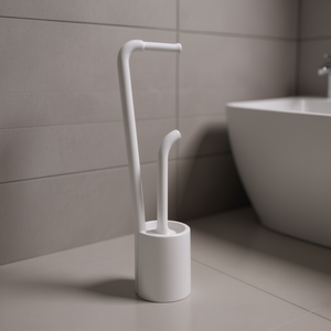 Gedy WC Column 7032 02 WENDY Soporte para escobilla de baño blanco 20,4x69,8cm - Product Image 3