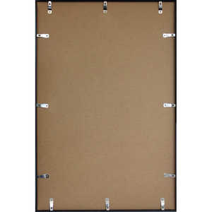 Marco de Aluminio Negro Mate para Póster, 70 x 100 cm, Exhibición de Fotos A2, Marco Cuadrado de Madera MDF y Aleación Metálica - Product Image 3