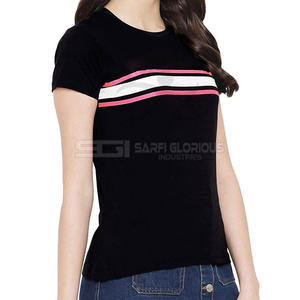 T-shirt basique en coton pour femmes, manches courtes, coupe ajustée, décontracté, respirant, doux, confortable, simple, tendance, couleur unie, été - Product Image 1