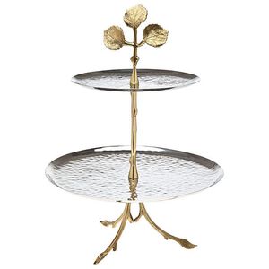 Plato de aluminio para pasteles con estilo de pedestal, soporte nórdico decorativo para pasteles para fiestas de Navidad, celebración de cumpleaños, soporte para pasteles - Product Image 2