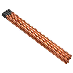 6mm/8mm/10mm/12mm di rame rivestito di carbonio arco aria scriccatura elettrodo di grafite di carbonio 305 AC rivestito di rame barra di scriccatura 355 - Product Image 3