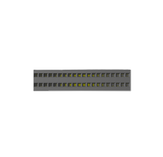 Conector de zócalo PCB vertical de 40 pines con orificio pasante SMS‑120‑01‑G‑D, paso de 1,27×2,54 mm para control industrial - Product Image 2