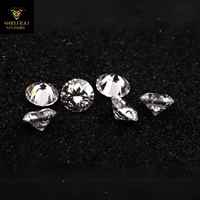 Diamantes Sueltos CVD Sintéticos de Corte Brillante de 1MM VS1 Color F, Joyería de Alta Calidad Cultivada en Laboratorio, 1.00 Quilates MOQ SHREERAJ